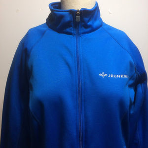Jeunnesse Womens Jacket Sz Large Blue Elevate